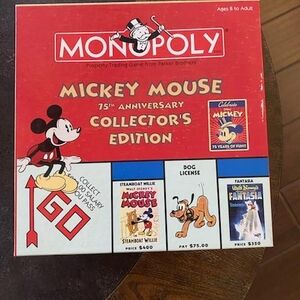 Monopoly Mickey Mouse 75th Anniversary Collector's Edition